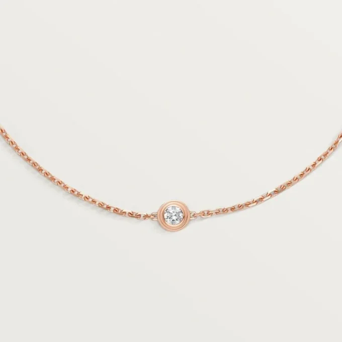 Bracciale Diamants Legers, Sm – Oro rosa, Diamanti – Cartier