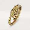 Bracciale Faune Et Flore De Cartier, diamanti gialli, arancioni e marroni, pavé