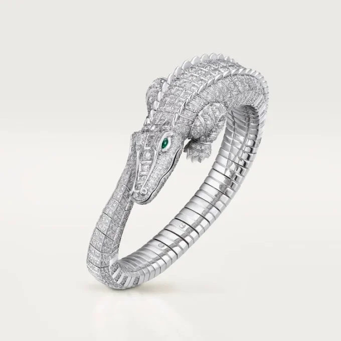 Bracciale Faune Et Flore De Cartier, pavé