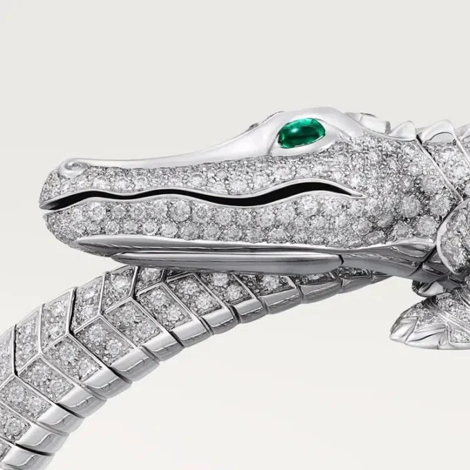 Bracciale Faune Et Flore De Cartier, pavé