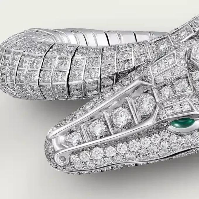 Bracciale Faune Et Flore De Cartier, pavé