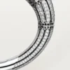 Bracciale Geometrie & Contrastes, turchese, pavé