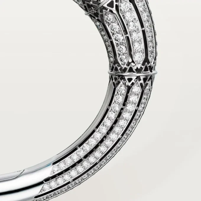 Bracciale Geometrie & Contrastes, turchese, pavé