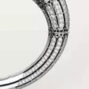 Bracciale Geometrie & Contrastes, turchese, pavé