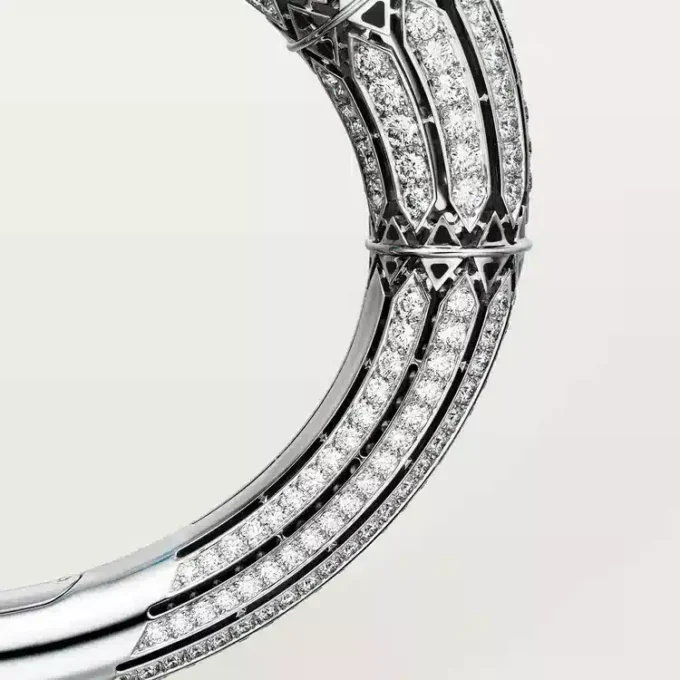 Bracciale Geometrie & Contrastes, turchese, pavé