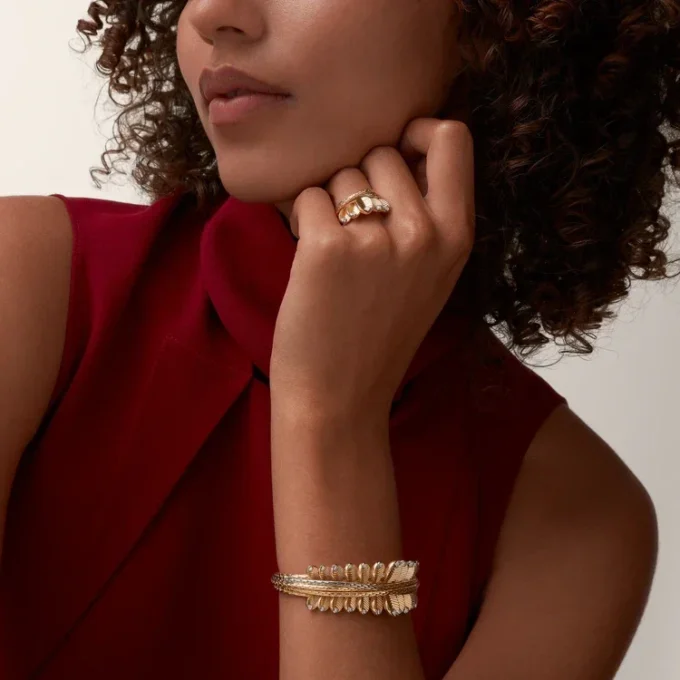 Bracciale Grain De Cafe, diamanti