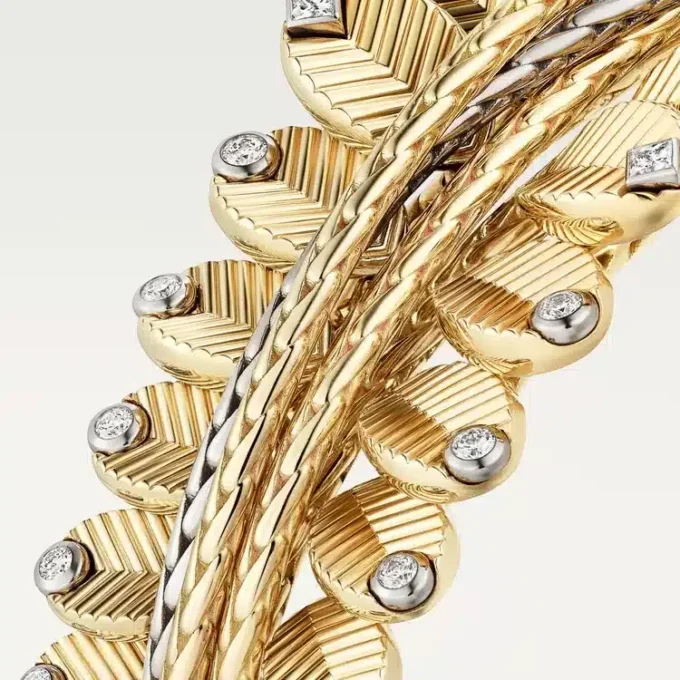 Bracciale Grain De Cafe, diamanti