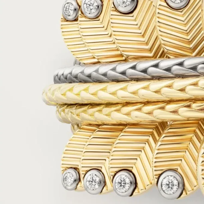 Bracciale Grain De Cafe, diamanti