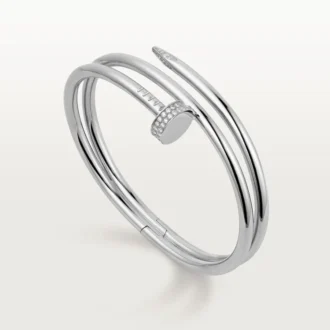 Bracciale Juste Un Clou, doppio, diamanti