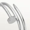 Bracciale Juste Un Clou, doppio, diamanti