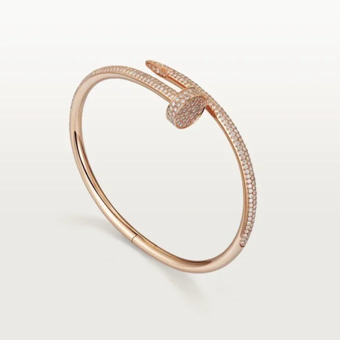 Bracciale Juste Un Clou, modello Classic, diamanti