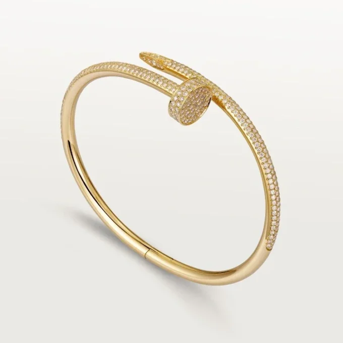 Bracciale Juste Un Clou, modello Classic, diamanti