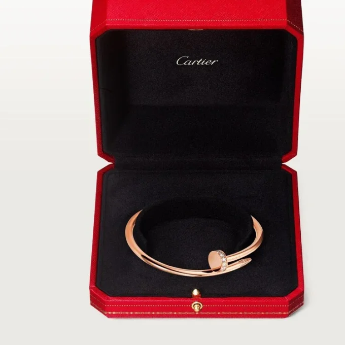 Bracciale Juste Un Clou, modello Classic, diamanti