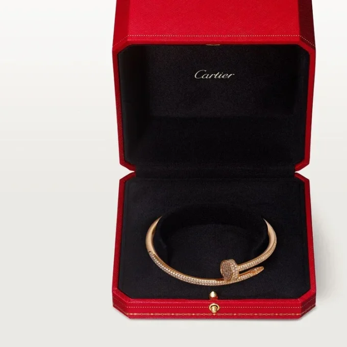Bracciale Juste Un Clou, modello Classic, diamanti