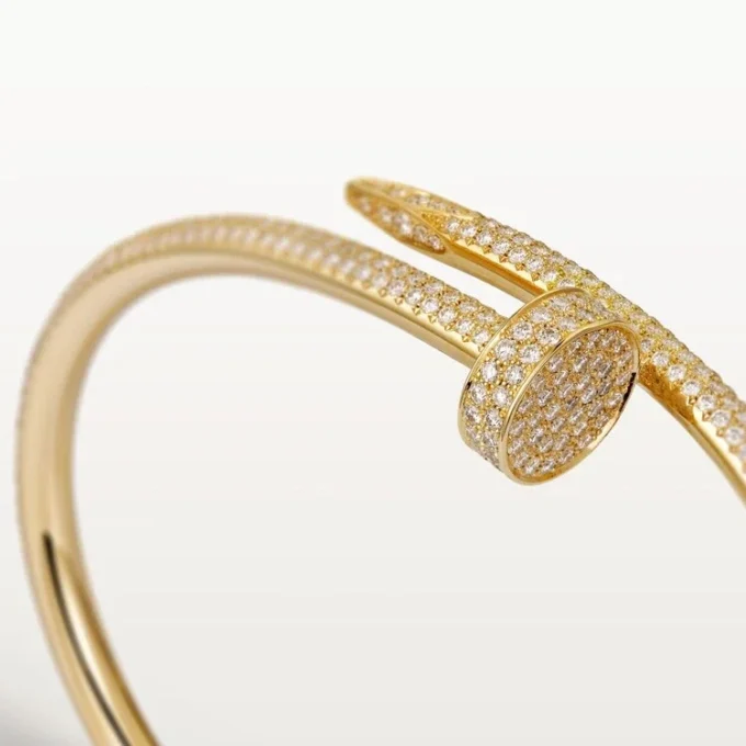 Bracciale Juste Un Clou, modello Classic, diamanti