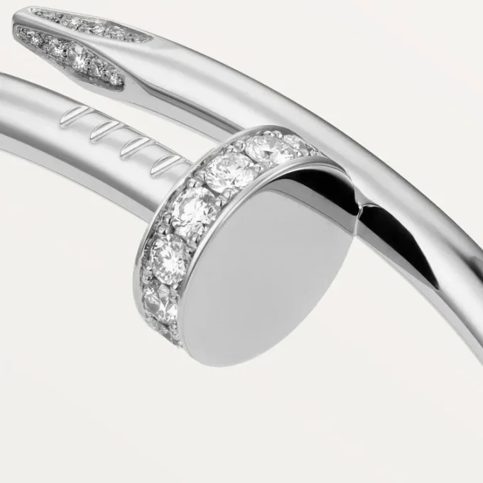 Bracciale Juste Un Clou, modello Classic, diamanti
