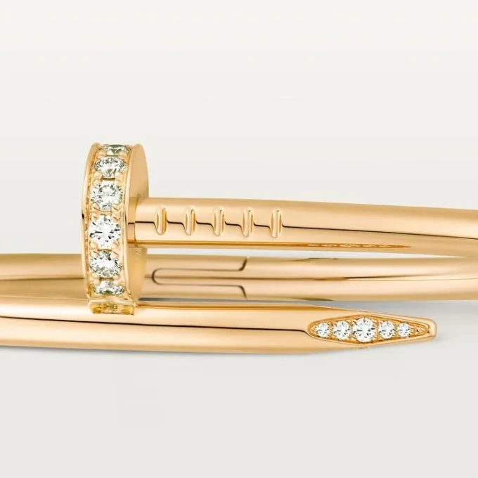 Bracciale Juste Un Clou, modello Classic, diamanti