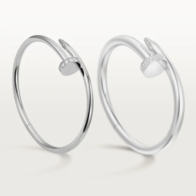 Bracciale Juste Un Clou, modello Classic, diamanti