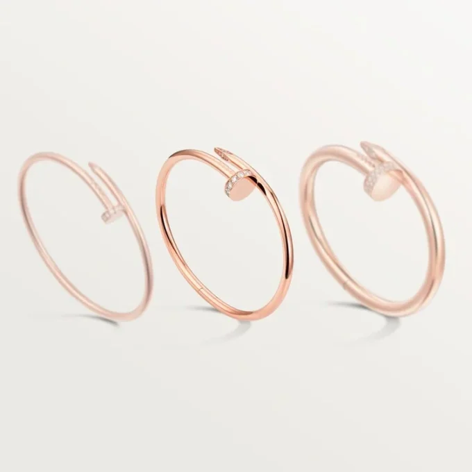 Bracciale Juste Un Clou, modello Classic, diamanti