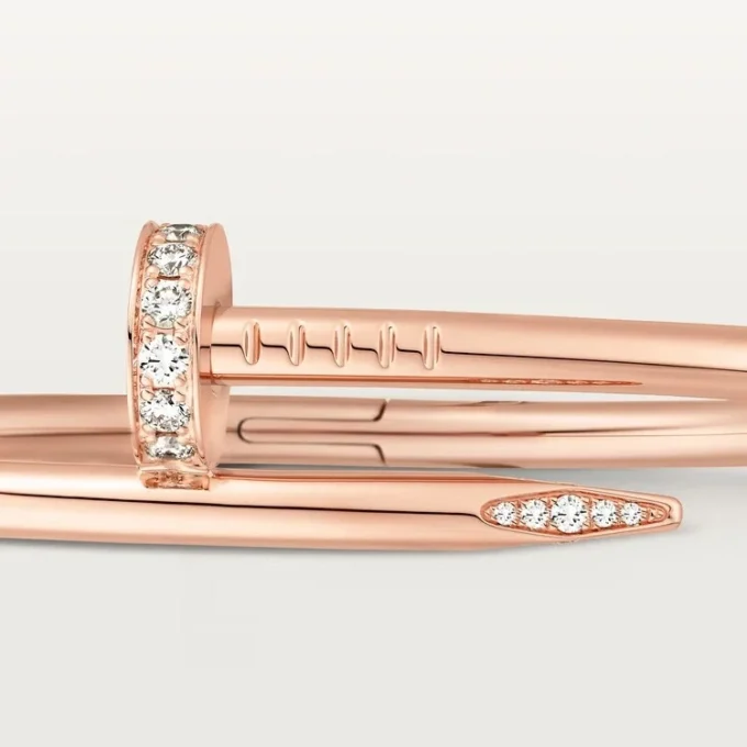 Bracciale Juste Un Clou, modello Classic, diamanti