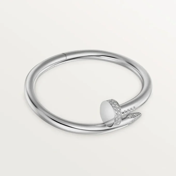 Bracciale Juste Un Clou, modello grande, diamanti
