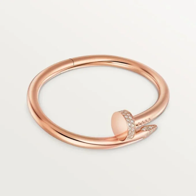 Bracciale Juste Un Clou, modello grande, diamanti