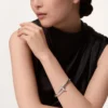 Bracciale Juste Un Clou, modello grande, diamanti