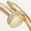 Bracciale Juste Un Clou, modello grande, diamanti