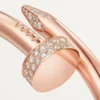 Bracciale Juste Un Clou, modello grande, diamanti