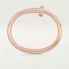Bracciale Juste Un Clou, modello grande, diamanti