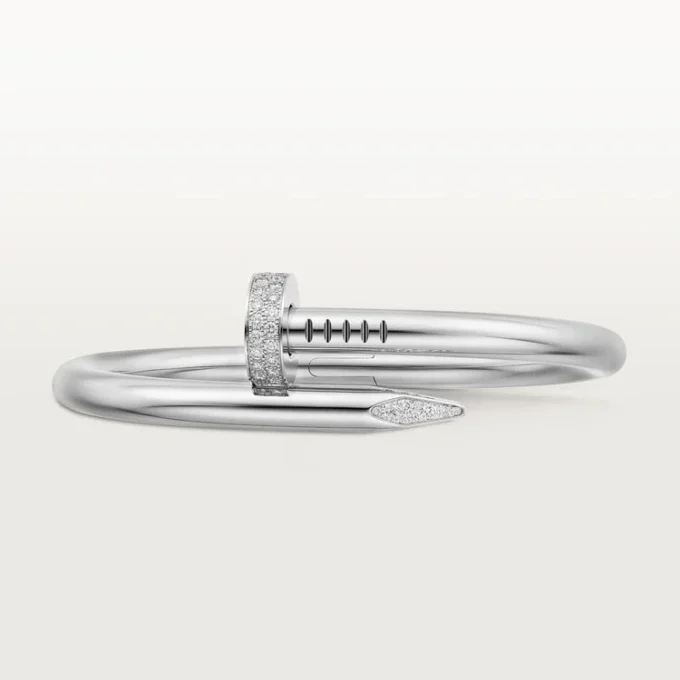 Bracciale Juste Un Clou, modello grande, diamanti