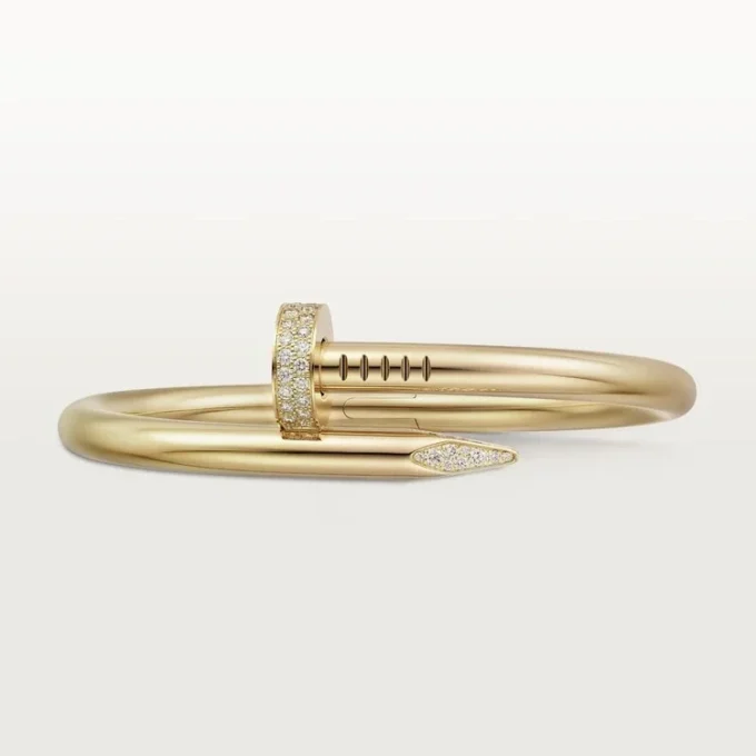 Bracciale Juste Un Clou, modello grande, diamanti