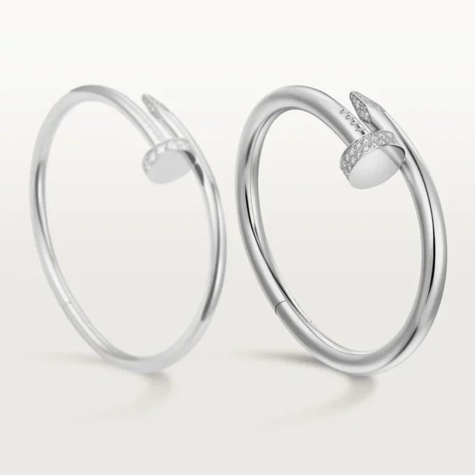 Bracciale Juste Un Clou, modello grande, diamanti