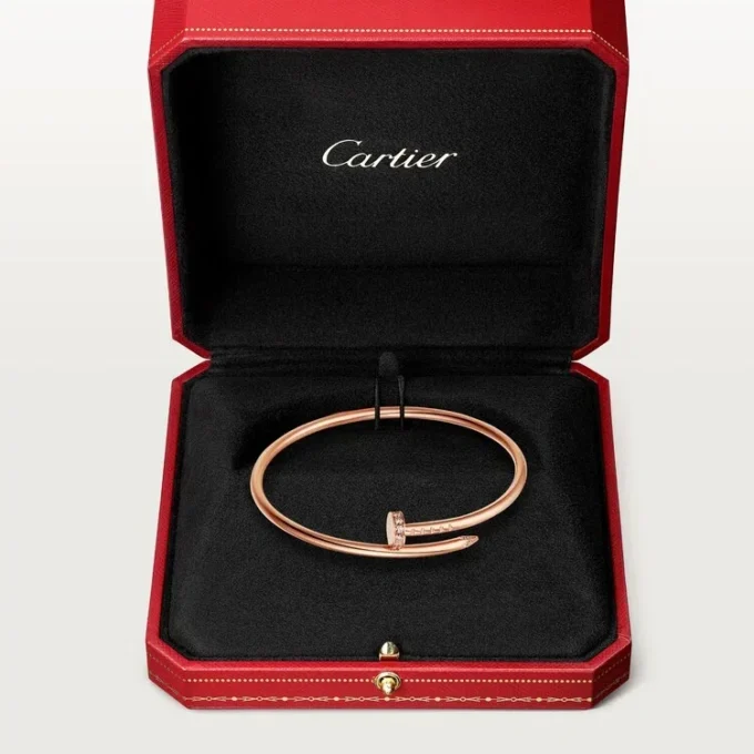 Bracciale Juste Un Clou, modello piccolo, diamanti