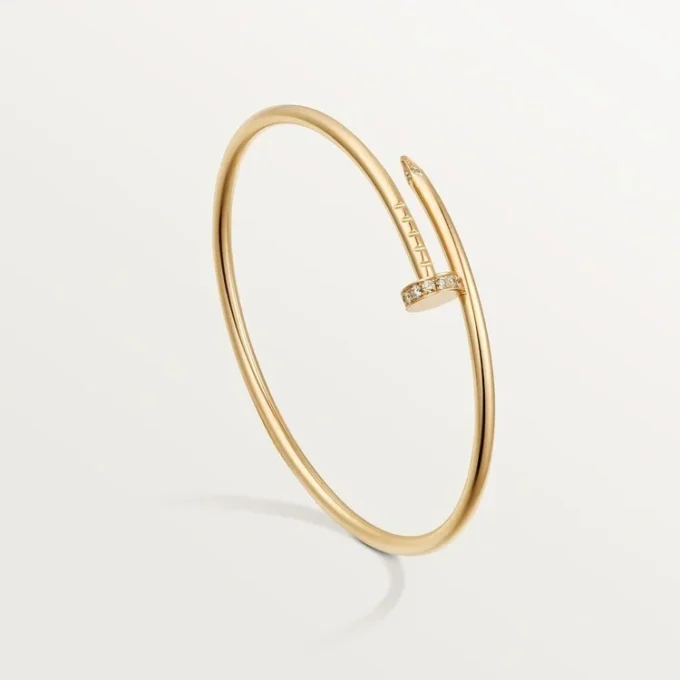 Bracciale Juste Un Clou, modello piccolo, diamanti
