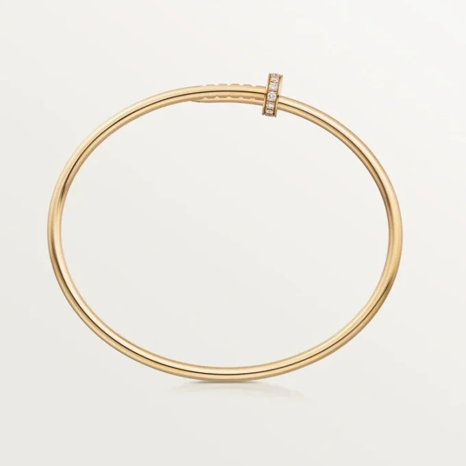 Bracciale Juste Un Clou, modello piccolo, diamanti