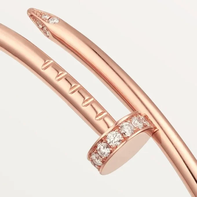 Bracciale Juste Un Clou, modello piccolo, diamanti