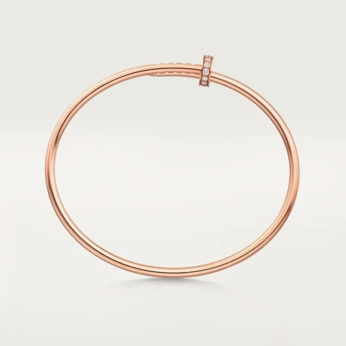 Bracciale Juste Un Clou, modello piccolo, diamanti