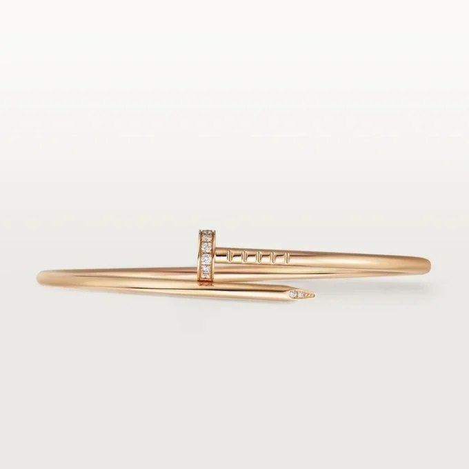 Bracciale Juste Un Clou, modello piccolo, diamanti