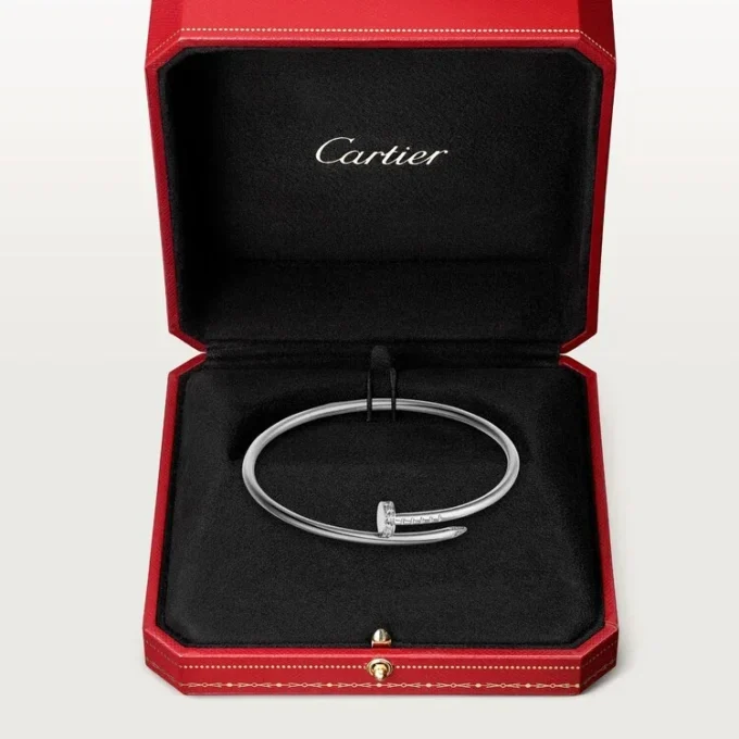 Bracciale Juste Un Clou, modello piccolo, diamanti