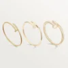 Bracciale Juste Un Clou, modello piccolo, diamanti