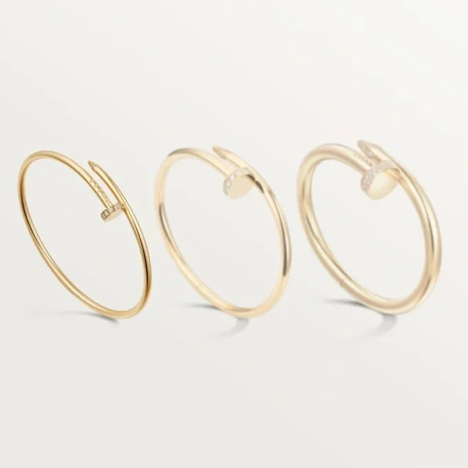 Bracciale Juste Un Clou, modello piccolo, diamanti