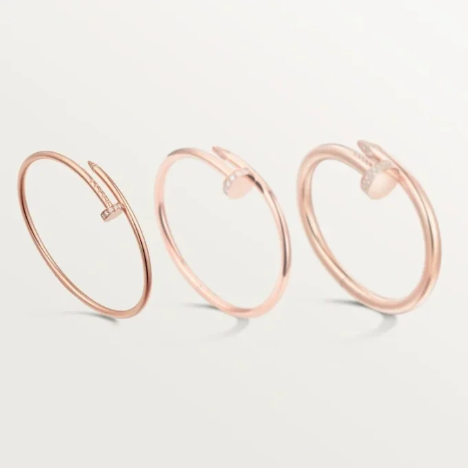 Bracciale Juste Un Clou, modello piccolo, diamanti