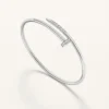 Bracciale Juste Un Clou, modello piccolo, diamanti incastonati a rovescio
