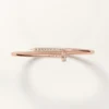 Bracciale Juste Un Clou, modello piccolo, diamanti incastonati a rovescio