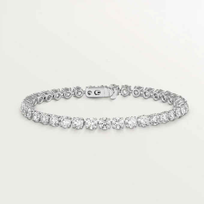 Bracciale Lignes Essentielles, diamanti taglio brillante