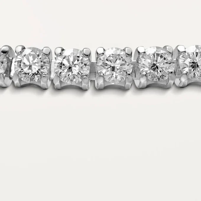 Bracciale Lignes Essentielles, diamanti taglio brillante