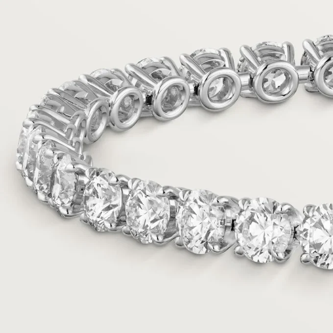 Bracciale Lignes Essentielles, diamanti taglio brillante