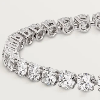 Bracciale Lignes Essentielles, diamanti taglio brillante