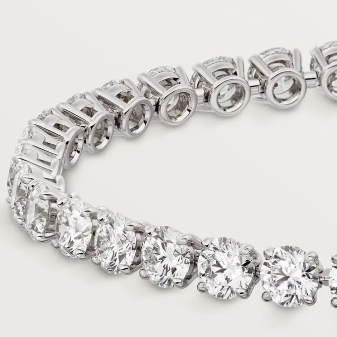 Bracciale Lignes Essentielles, diamanti taglio brillante